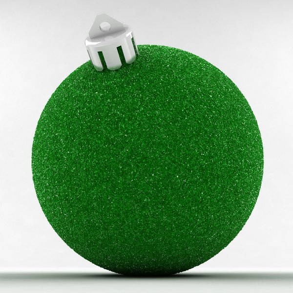 3d max ball christmas green grainy - Christmas ball green grainy cap v2 by Tons of Bones