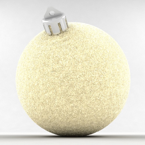 3d ball christmas pearl grainy - Christmas ball pearl grainy cap v2 by Tons of Bones