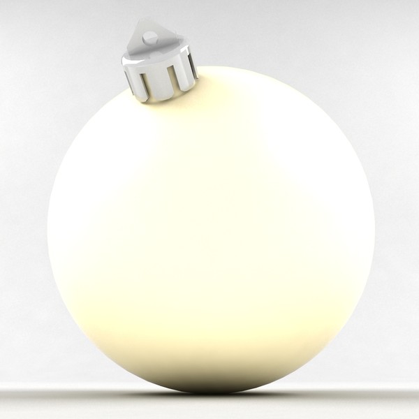 3d max ball christmas pearl matte - Christmas ball pearl matte cap v2 by Tons of Bones