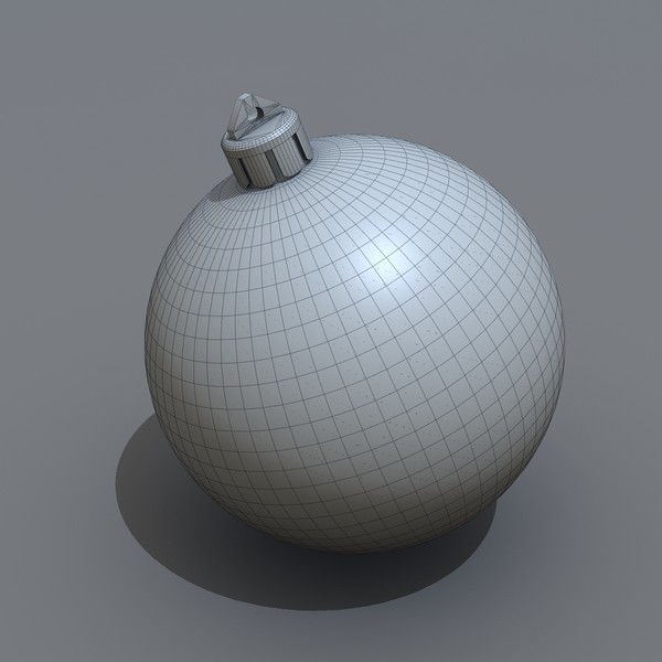 ball christmas gold glossy 3d model - Christmas ball gold glossy cap v2 by Tons of Bones