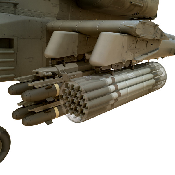 max boeing ah-64d apache longbow - Boeing AH-64D Apache Longbow Attack Helicopter by cgshape