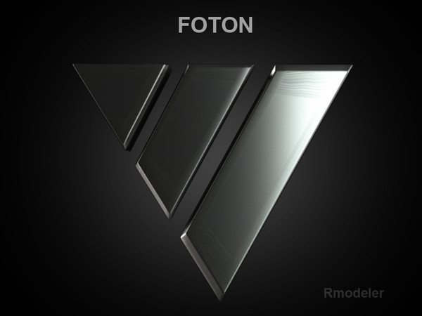 logo foton 3d ma - Foton 3d Logo by Serega Rozhnov