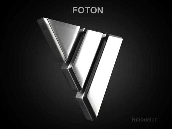 logo foton 3d ma - Foton 3d Logo by Serega Rozhnov