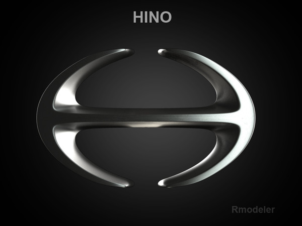3ds logo hino - Hino 3d Logo by Serega Rozhnov