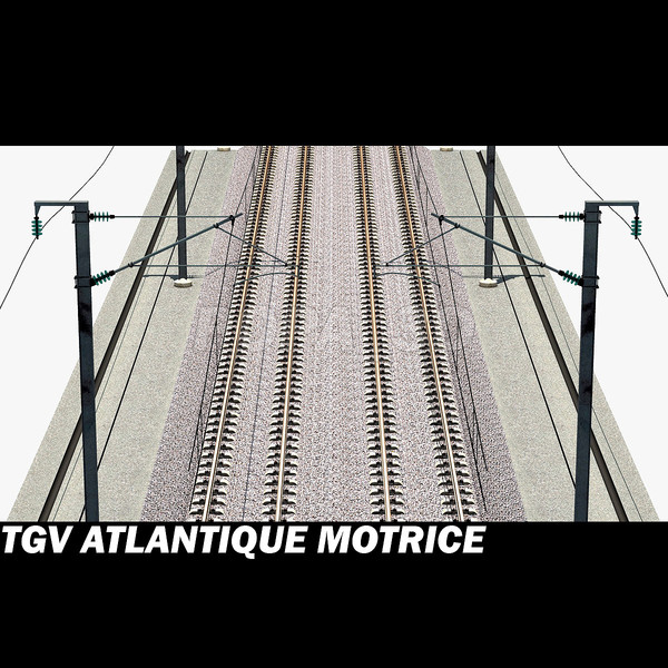 tgv motrice 3d max - Atlantique TGV Motrice by POPA_3D