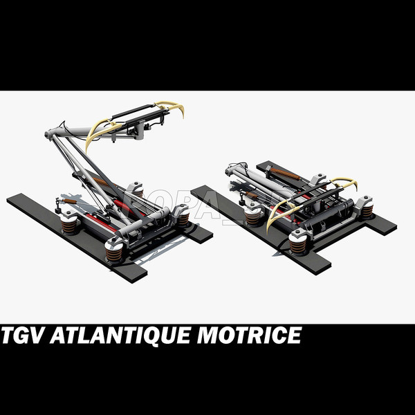 tgv motrice 3d max - Atlantique TGV Motrice by POPA_3D