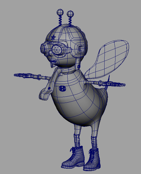 3d cartoon bee model - cartoon bee by Darko Krstevski