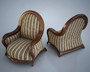 3d model of luxury furniture armchair classic
