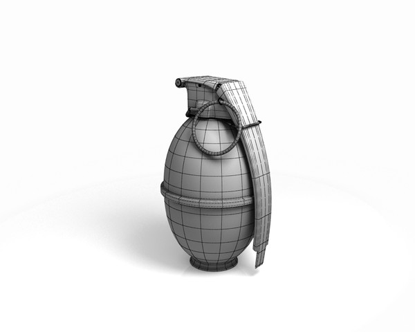 3d explosive grenade model - grenade by idobs