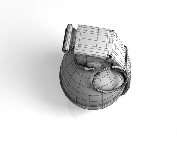 3d explosive grenade model - grenade by idobs