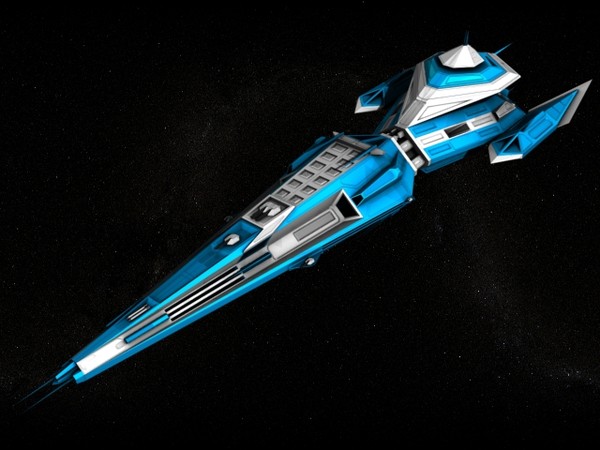 free ss-61 spaceship 3d model - SS-61 spaceship by Kalitehnis