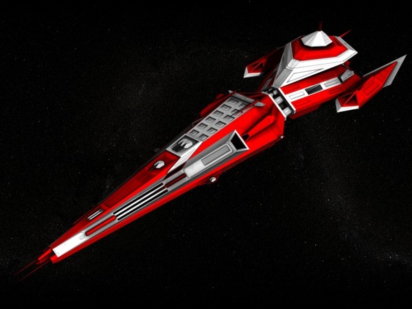 free ss-61 spaceship 3d model - SS-61 spaceship by Kalitehnis