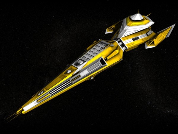 free ss-61 spaceship 3d model - SS-61 spaceship by Kalitehnis