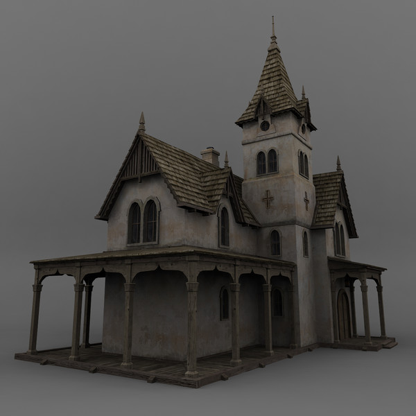 building church 3d max - Church by mariusce