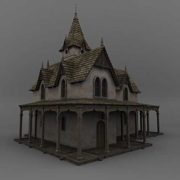 building church 3d max - Church by mariusce