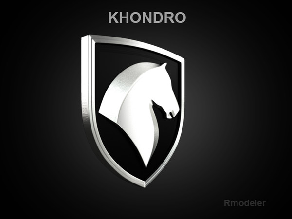 cars vehicles 3ds - Khondro 3d Logo by Serega Rozhnov