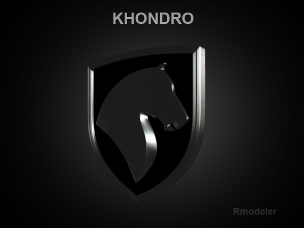 cars vehicles 3ds - Khondro 3d Logo by Serega Rozhnov