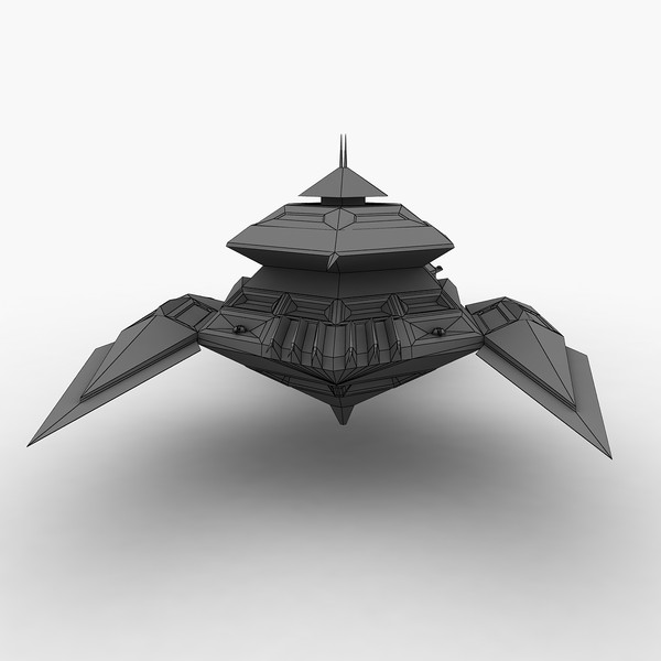 free ss-61 spaceship 3d model - SS-61 spaceship by Kalitehnis