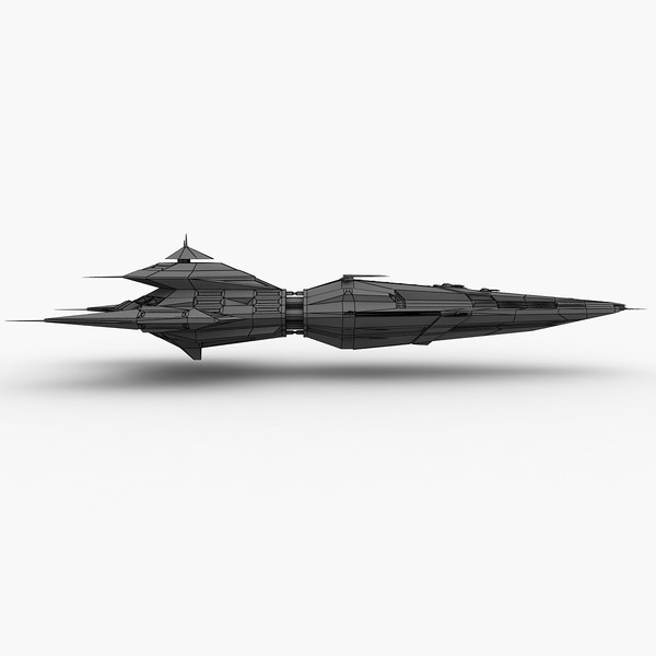 free ss-61 spaceship 3d model - SS-61 spaceship by Kalitehnis