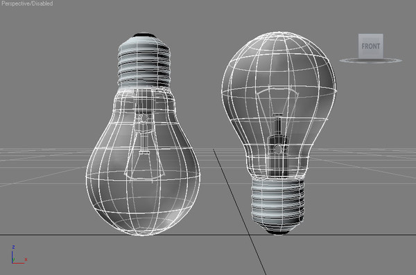 3d model lamp watt - Lamp 100w by gsgraphic