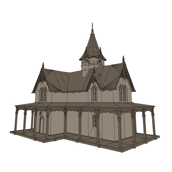 building church 3d max - Church by mariusce