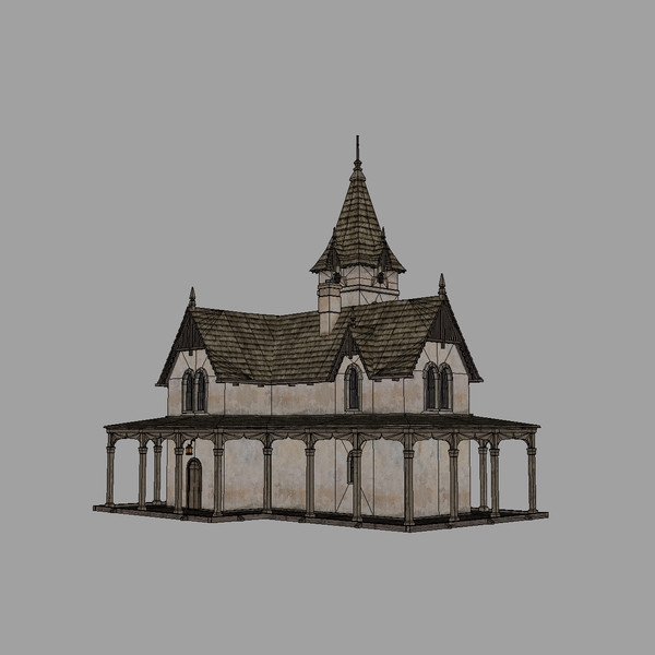 building church 3d max - Church by mariusce