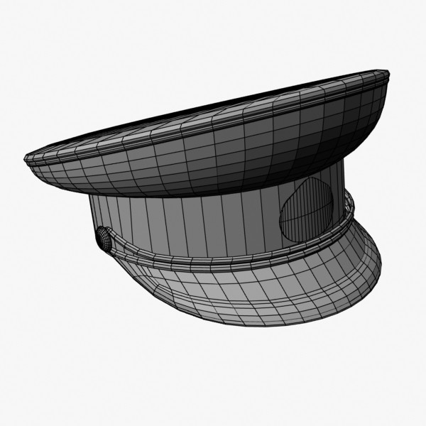 3ds max soviet navy peaked - Soviet Navy Peaked Cap... by mostlysquare