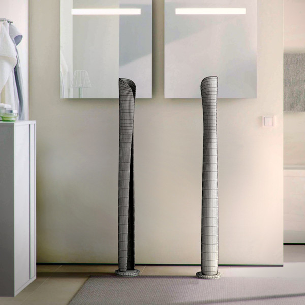 3d floor lamp arte - ARTE floor lamp by RTEwork