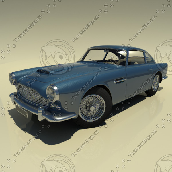 astonmartin db4 3d model - astonmartin DB4 by ArmandoARA