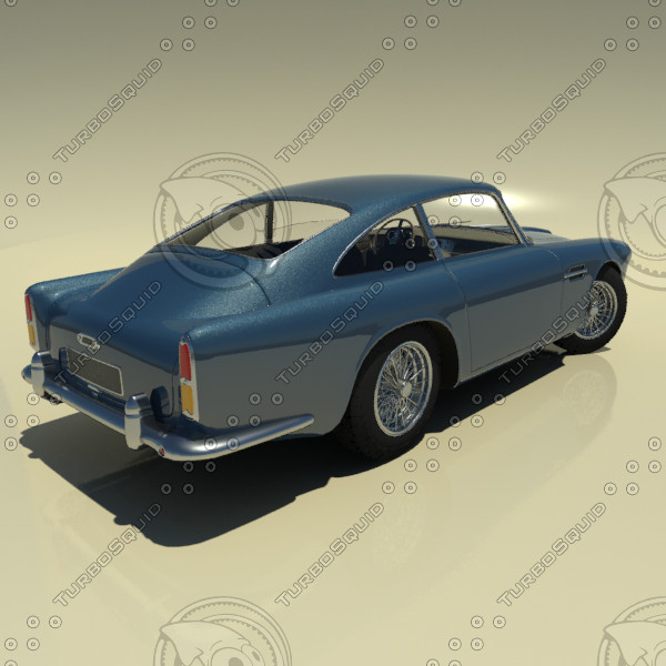 astonmartin db4 3d model - astonmartin DB4 by ArmandoARA