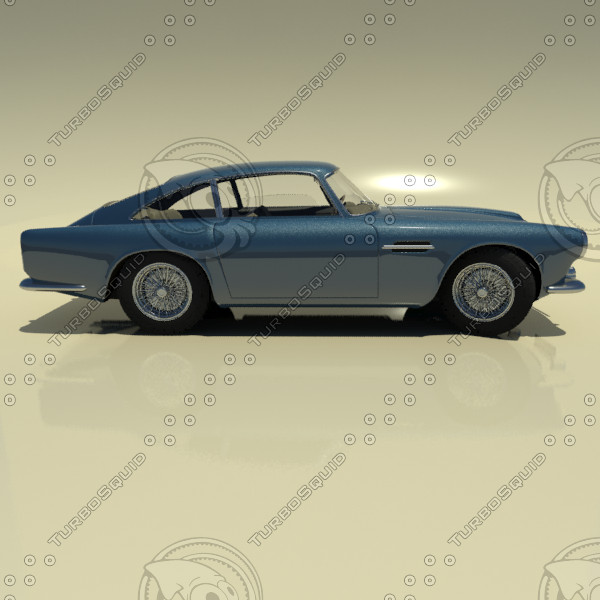astonmartin db4 3d model - astonmartin DB4 by ArmandoARA