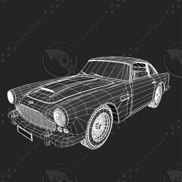 astonmartin db4 3d model - astonmartin DB4 by ArmandoARA