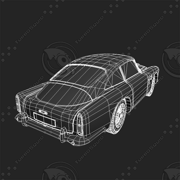 astonmartin db4 3d model - astonmartin DB4 by ArmandoARA
