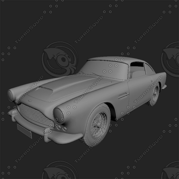 astonmartin db4 3d model - astonmartin DB4 by ArmandoARA