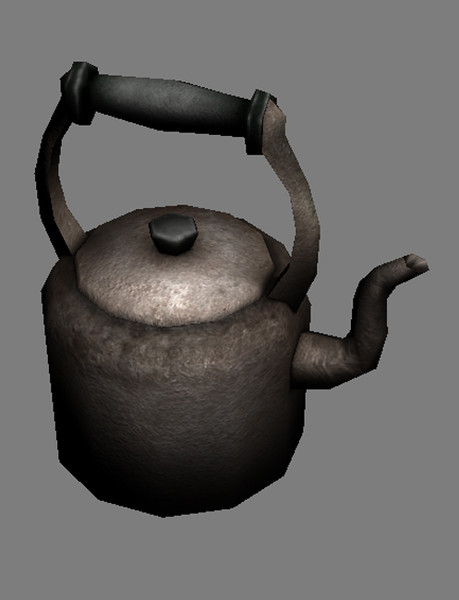 3d model old teakettle tea - Old teakettle(1) by kostula