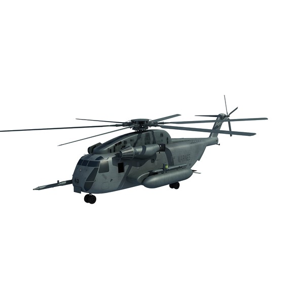 sikorsky ch-53 sea stallion 3d model - Sikorsky CH-53 Sea Stallion by Gandoza