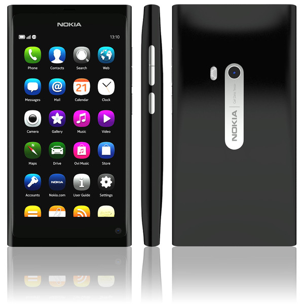 nokia n9 3d max - Nokia N9 by RicardoAfonso