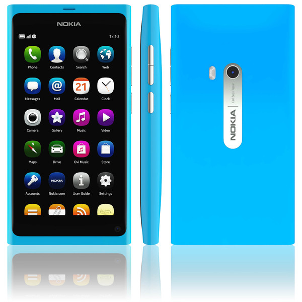nokia n9 3d max - Nokia N9 by RicardoAfonso