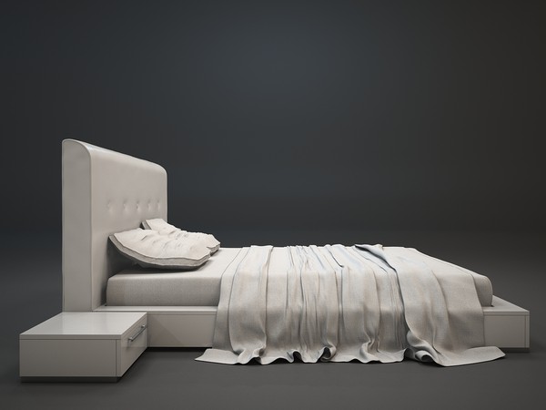 bo concept 3d model - Bo Concept Beds - AQ00 by Avatar188
