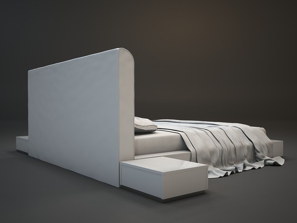 bo concept 3d model - Bo Concept Beds - AQ00 by Avatar188