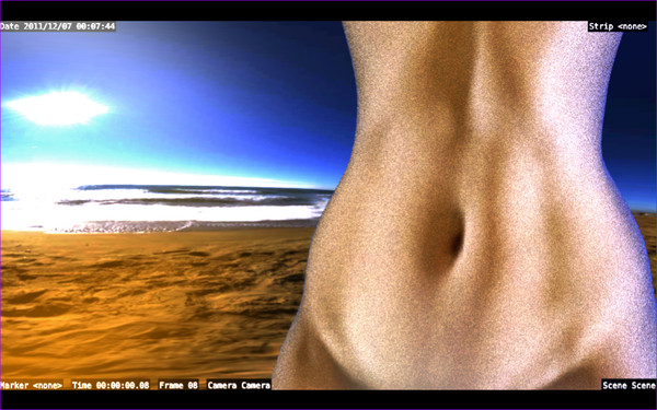 free female bump spec 3d model - female... by japrogramer