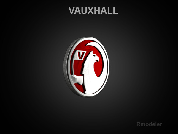 3d model vauxhall cars - Vauxhall 3d Logo by Serega Rozhnov