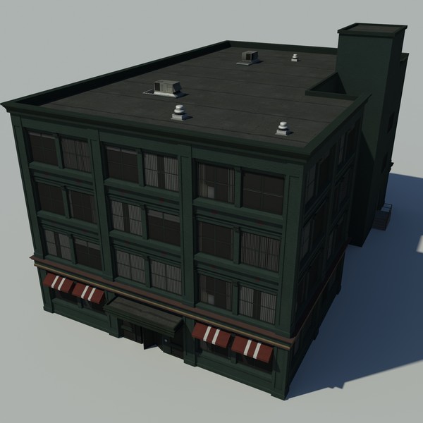 3d model office building - Commercial Building 03 by Luchador