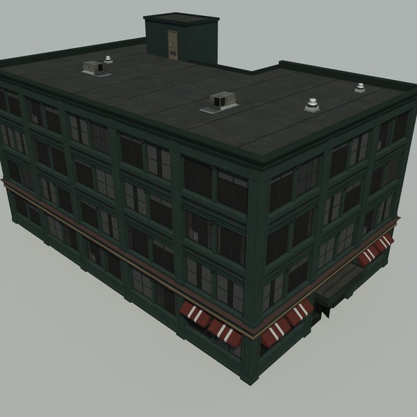 3d model office building - Commercial Building 03 by Luchador
