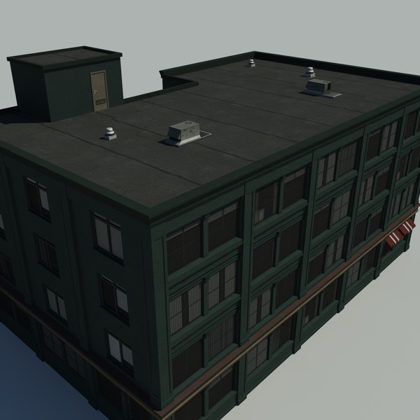 3d model office building - Commercial Building 03 by Luchador