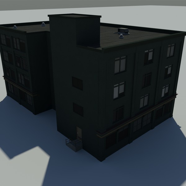 3d model office building - Commercial Building 03 by Luchador