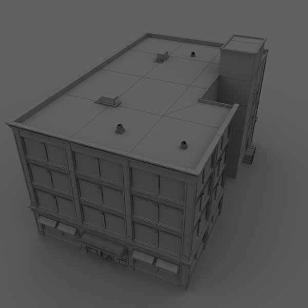 3d model office building - Commercial Building 03 by Luchador