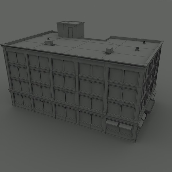 3d model office building - Commercial Building 03 by Luchador