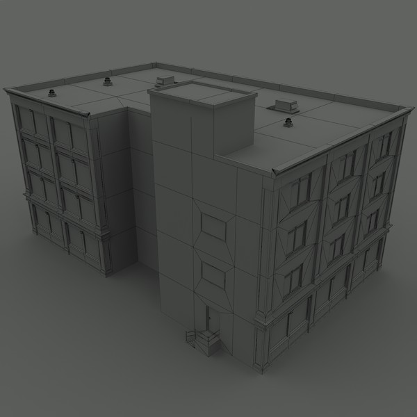 3d model office building - Commercial Building 03 by Luchador
