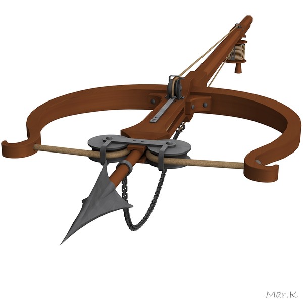 3d model harpoon leonardo da - Harpoon by Mar.K